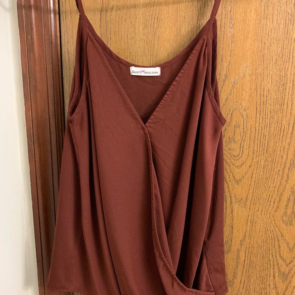 Maroon Tank Top